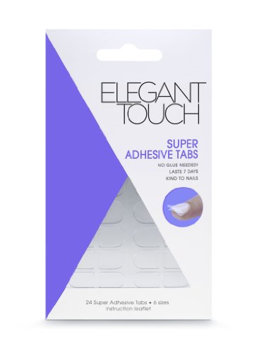 Elegant Touch Super adhesivo con pestañas para uñas