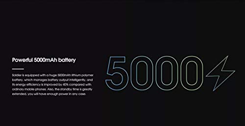 ELEPHONE SOLDIER 4G Móvil Todoterreno Libre, 4GB + 128GB, Helio X25 Deca Core de 2.5GHz, IP68 Smartphone Antigolpes Impermeable,Pantalla QHD 2K de 5.5 Pulgadas (2560*1440x),16MP+21MP,NFC GPS 5000mAh