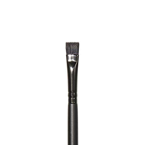 e.l.f. 84023 brocha de maquillaje para ojos - Brochas de maquillaje para ojos (Pincel delineador, Plano, Sintético, Negro, Mujeres, 1 pieza(s))