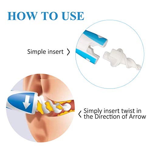 Eliminador de cera para oídos, kit de herramientas para eliminar cera de oídos en espiral con 16 puntas lavables, seguro y suave, apto para niños y adultos