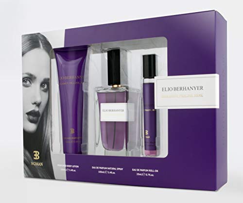 Elio Berhanyer Bergamot Praline Musk Woman Eau de Parfum Natural Spray 100ml + Eau de Parfum Roll-on 20ml + body Lotion 100ml
