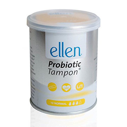 Ellen - Tampón probiótico, absorción normal, 12 unidades