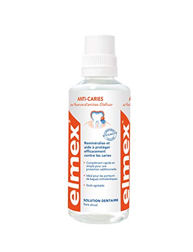 Elmex enjuague bucal anti caries 400ml - juego de 3