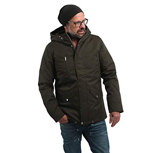 Elvine Cornell Army Green - Abrigo de Trabajo Verde Verde S