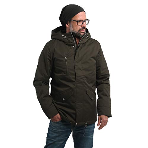 Elvine Cornell Army Green - Abrigo de Trabajo Verde Verde S