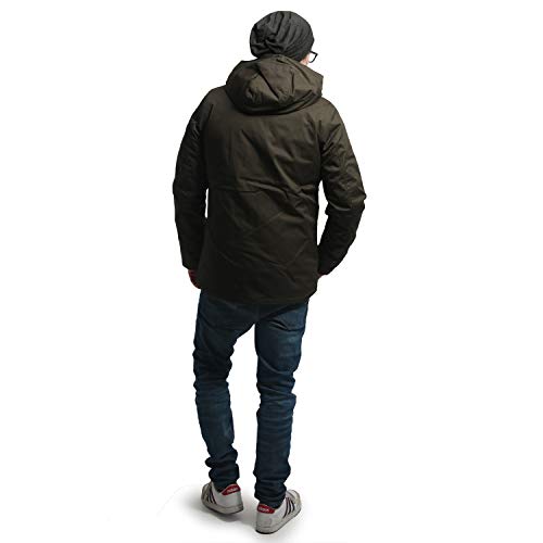 Elvine Cornell Army Green - Abrigo de Trabajo Verde Verde S