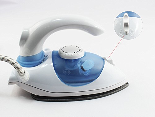 EM Home Plancha de Vapor Potencia de 800 watios diseño portátil Especial para Viajes (Azul)