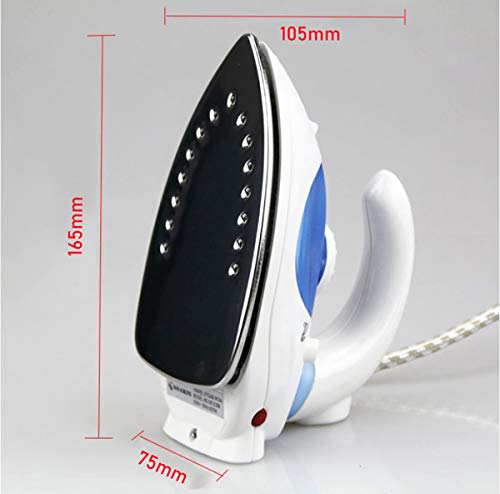 EM Home Plancha de Vapor Potencia de 800 watios diseño portátil Especial para Viajes (Azul)