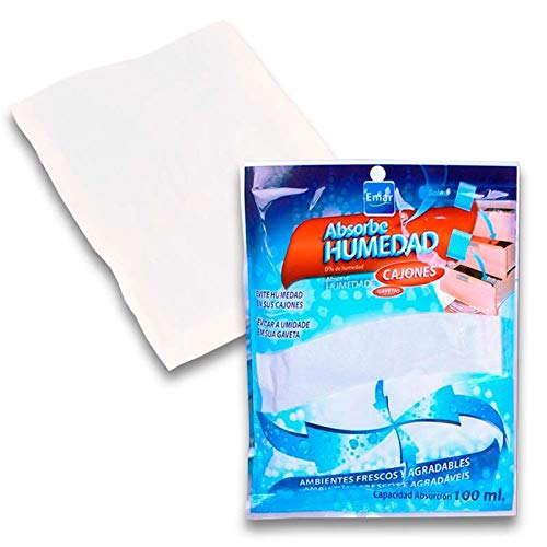 Emar Pack 12 Unidades 4992 - Absorbe Humedad Cajones 100 Ml. Capacidad hermético Anti-vertidos