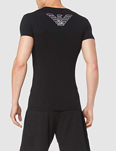 Emporio Armani CC735 110810_00020 Camiseta Interior, Negro (Black), Small (Tamaño del Fabricante:S) para Hombre