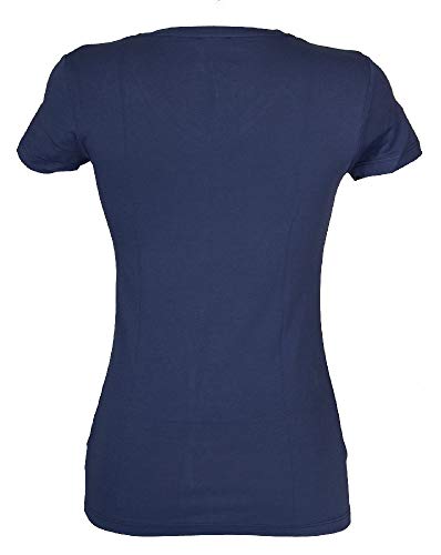 Emporio Armani T-Shirt Camiseta Mujer Cuello V Manga Corta artículo 163321 0P317