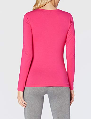 Emporio Armani T-Shirt Camiseta, Pop Pink – Pop Pink, S para Mujer