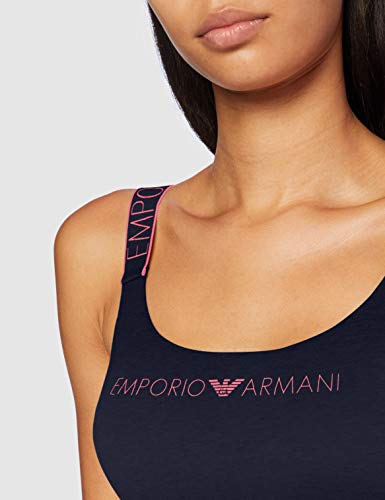 Emporio Armani Tank Camisa Cami, BLU Marine – Azul Marino, S para Mujer