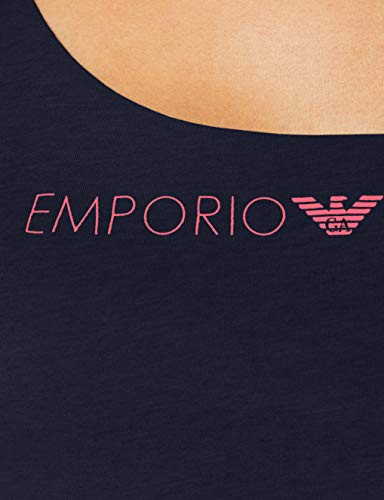 Emporio Armani Tank Camisa Cami, BLU Marine – Azul Marino, S para Mujer