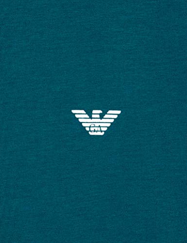 Emporio Armani Underwear Core Logoband T-Shirt Camiseta, Azul (Báltico 17934), Medium para Hombre