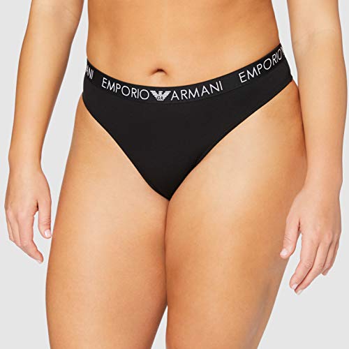 Emporio Armani Underwear Iconic Cotton Ropa Interior, Bianco, L para Mujer