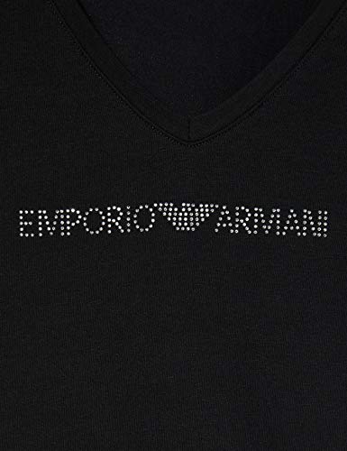 Emporio Armani Underwear T-Shirt Camiseta, Negro, S para Mujer