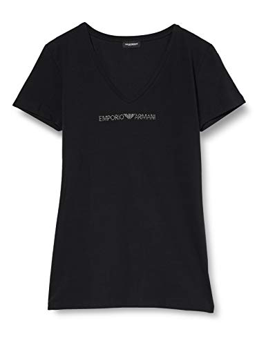 Emporio Armani Underwear T-Shirt Camiseta, Negro, S para Mujer