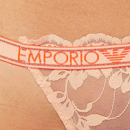 Emporio Armani Underwear Thong Ropa Interior, Cipria - Powder Pink, M para Mujer