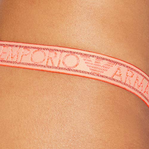 Emporio Armani Underwear Thong Ropa Interior, Cipria - Powder Pink, M para Mujer