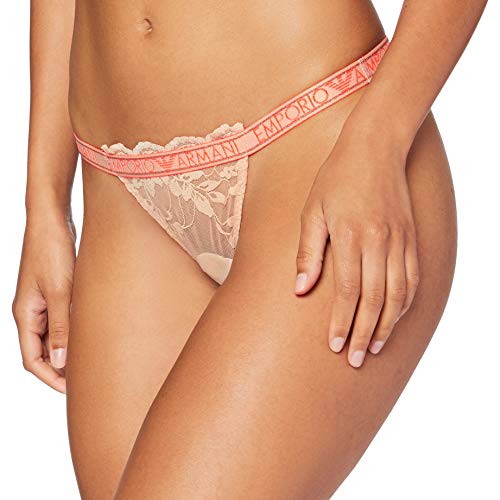 Emporio Armani Underwear Thong Ropa Interior, Cipria - Powder Pink, M para Mujer