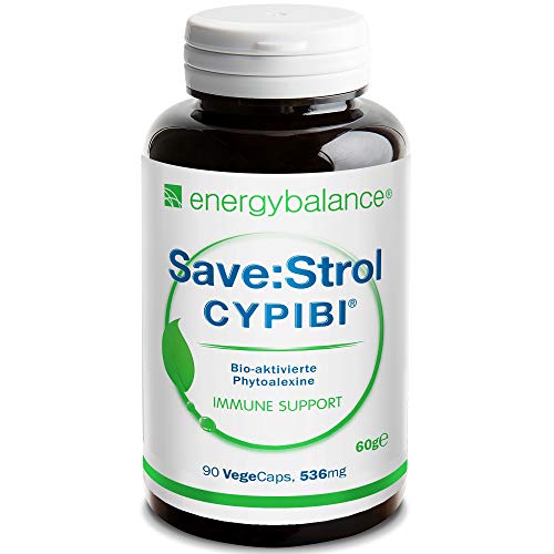 EnergyBalance Save:Strol CYPIBI con 2671 SaveStrol Hydro & Lipo Points | 90 cápsulas de plantas naturales | Extracto de polifenoles y antocianos del extracto de arándano | Calidad de marca desde Suiza