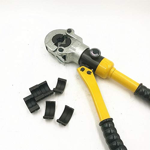 EODUDO-S Hidráulico Pex Tubo de Aluminio Tubo de plástico Tubo Herramienta Que Prensa CW-1632 Suelo Radiante Fontanería Presión Abrazadera de Tubo 10T, Amplia aplicación