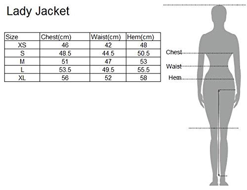 Eono Essentials - Chaqueta de senderismo de entretiempo con capucha para mujer, S (rojo chillón)