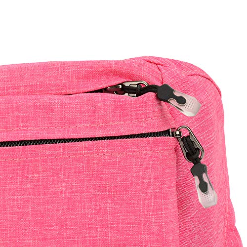 EOTW Riñonera Mujer para Llevar Pasaporte,Cargador,Gafas de Sol, Crema Protectora y Teléfonos hasta 6 Pulgadas,Bolso de Cintura Viajar,Hípica,Golf, Acampada,Comprar. (Rosa)
