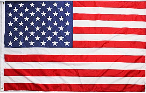 Ericraft Bandera EEUU Grande 90x150cms Bandera Americana balcón para Exterior Reforzada y con 2 Ojales metálicos, Bandera Estados Unidos