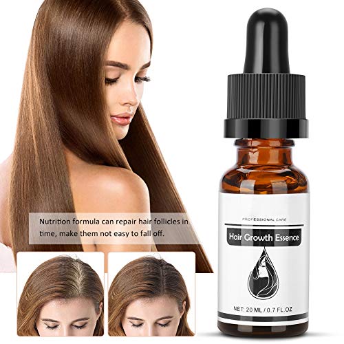 Esencia de crecimiento capilar, 20 ml Regeneración capilar Aceite de ginseng Reparaciones Folículos capilares Prevención de la pérdida capilar para hombres y mujeres El cuero cabelludo saludable forta