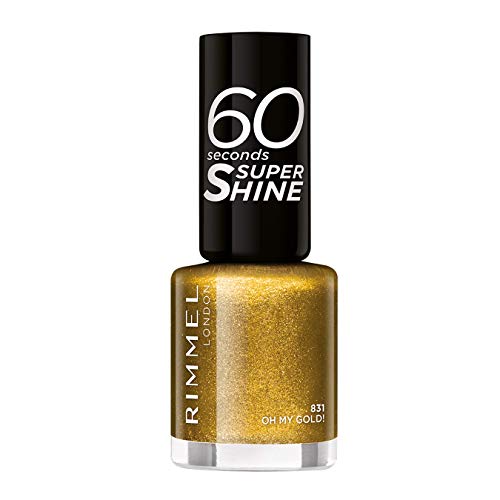Esmalte de uñas Rimmel 60 Seconds Glitter Oh My Gold