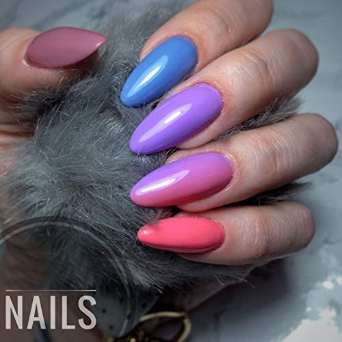 Esmalte Semipermanentes de Uñas en Gel UV LED Neon 24 Color, Kit de Esmaltes de Uñas 7ml