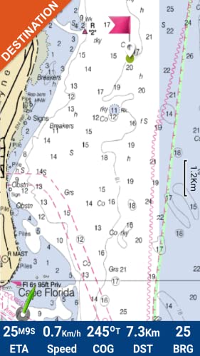España med cartas náuticas gps