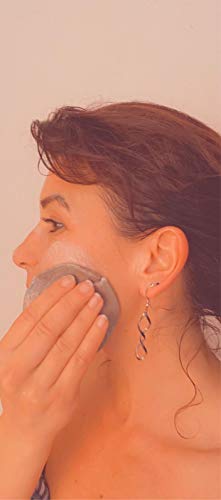Esponja de jabón hecha a mano – Árbol de té, Aloe Vera, aceite de oliva jabón – núcleo de esponja – Efecto máscara – Cuidado de la piel y limpieza de la piel