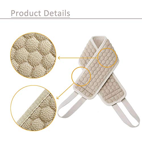 Esponja exfoliante para la espalda, para el cuerpo y la ducha,Espalda Scrubber Pad para eliminar la piel muerta,Esponjas Baño para Hombre y Mujer