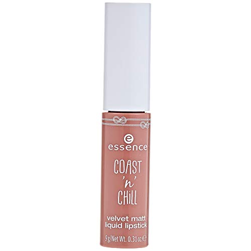 Essence Coast N Chill Velvet Mate Liquid Lipstick nº 01 Smooth & Move contenido: 9 g fluida para pintalabios samtig de Matte Labios.