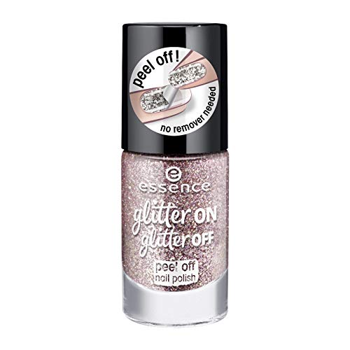 ESSENCE ESMALTE PEEL OF GLITTER ON GLITTER OFF 02 RAZZLE DAZZLE