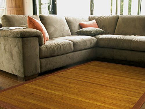 Estores Basic Natural Alfombra, Bambú, Haya, 140 x 200 cm