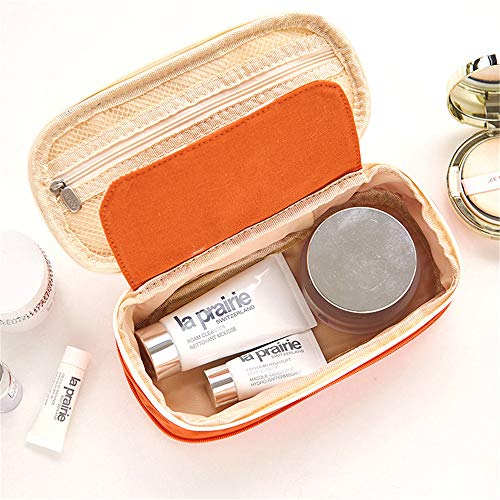 Estuche de lápices de gran capacidad Bolígrafo de lona plegable Estuche de bolsa de cosméticos Organizador de caja para arte escolar de oficina (Azul Marino)