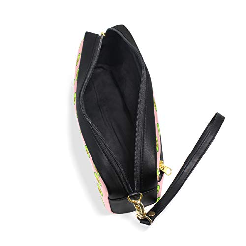 Estuche de lápices Titulares de gran capacidad Encantador y lindo Bolígrafo de aguacate Bolsa de papelería con cremallera