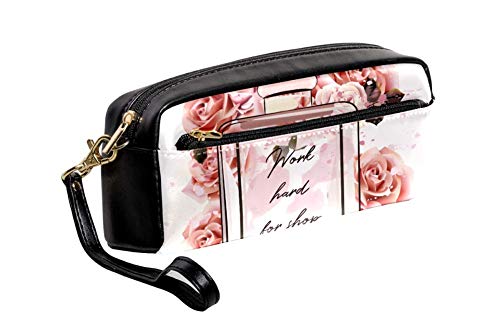 Estuche para lápices de perfumes, estuche portátil, organizador de escritorio, bolsa de papelería, soporte de pluma, suministros escolares para estudiantes niñas y niños