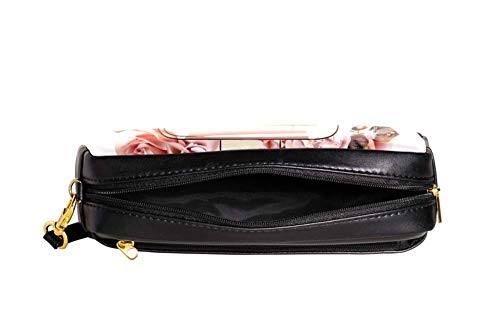 Estuche para lápices de perfumes, estuche portátil, organizador de escritorio, bolsa de papelería, soporte de pluma, suministros escolares para estudiantes niñas y niños