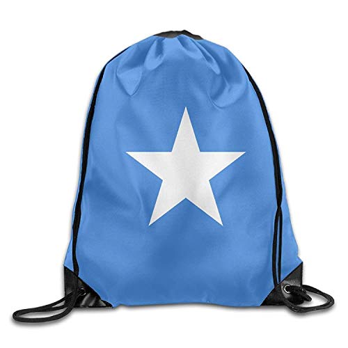 Etryrt Mochilas/Bolsas de Gimnasia,Bolsas de Cuerdas, Flag of Somalia Cute Gym Drawstring Bags Travel Backpack Tote School Rucksack