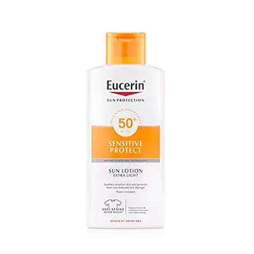 Eucerin Sensitive Protect Sun Lotion Extra Light Spf50+ 400 ml - 400 ml