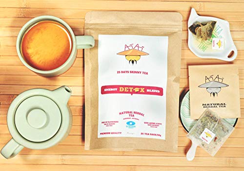 EVERWOL-ATAï/TÉ ARTISANAL/INFUSIÓN ENERGISANTE 100 % NATURAL / THÉ MINCEUR BOOSTER / 25 INFUSTES BIODEGRADABLES DE FIBRA DE MAIS/ESTUCHE INDIVIDUAL EN KRAFT RECYCLABLE.