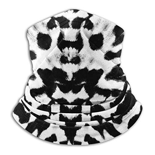 Ewtretr Negro Blanco Close Up Mariposa ala Cuello Calentador Hombres Mujeres Cálido A Prueba de Viento Calentador del oído Diadema