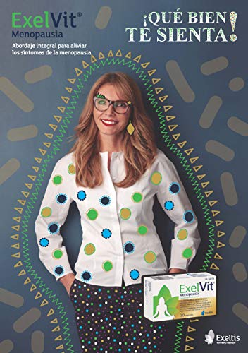 Exelvit Menopausia - Complemento alimenticio para menopausia - 30 Cápsulas