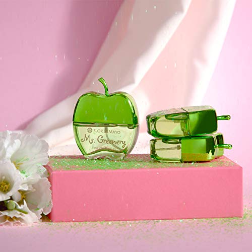 Expositor 17ud. Mini Colonia Apple Ms. Greenery para mujer. Con Téster de regalo. 18 x 20ml