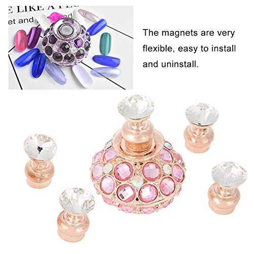 Expositor De Uñas Stand Holder práctica Crystal Nail Art Display Set para salón de uñas y herramientas de práctica de bricolaje